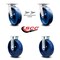 Service Caster 8 Inch Kingpinless Solid Poly Wheel Caster Swivel Locks 2 Rigid SCC, 2PK SCC-KP30S820-SPUR-BSL-2-R-2 - alternate 5